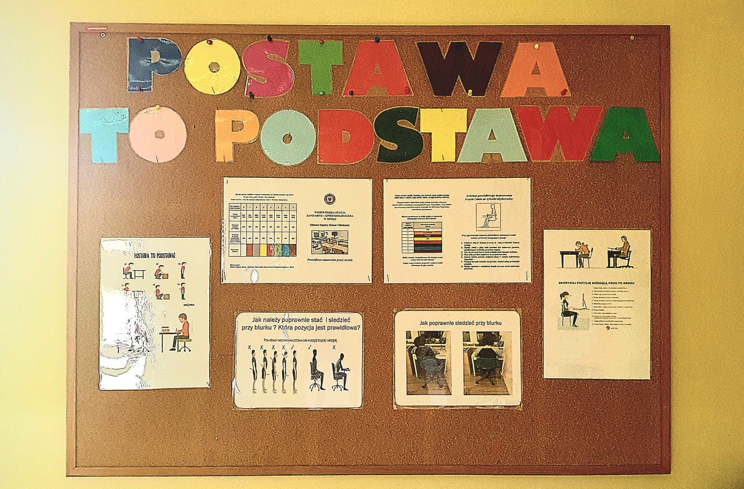 Akcja ?Dbamy o właściwe stanowisko pracy ucznia?